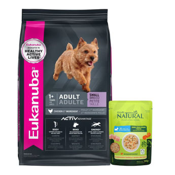 Imagen de Alimento EUKANUBA Perro Adulto Raza Pequeña 3 kg + Regalo