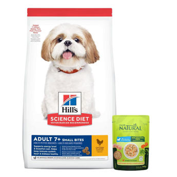 Imagen de Alimento HILLS Perro Senior Small Bites Raza Pequeña 2 kg + Regalo