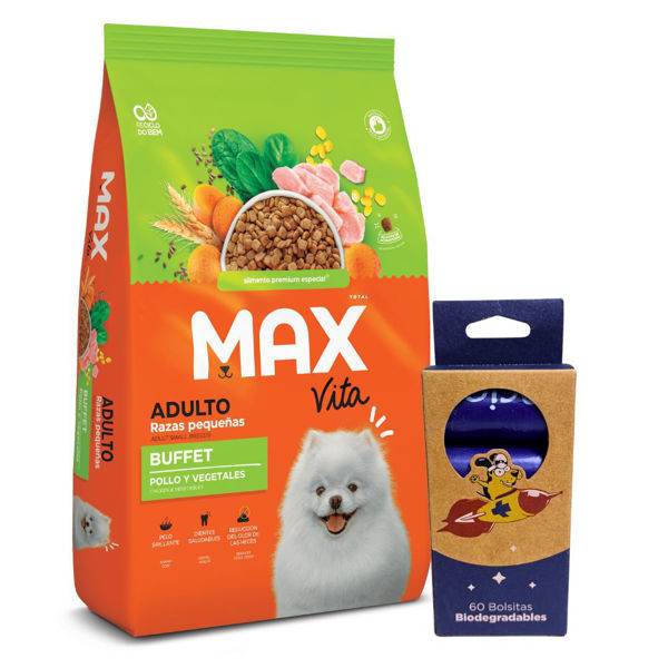 Imagen de Alimento MAX Perro Adulto Buffet Vita Raza Pequeña 10 kg + Regalo
