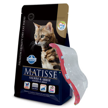 Imagen de Alimento MATISSE Gato Adulto Salmón y Arroz 7,5 Kg + Regalo