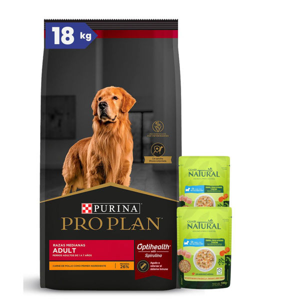Imagen de Alimento PROPLAN Perro Adulto Raza Mediana 15 + 3 kg + Regalo