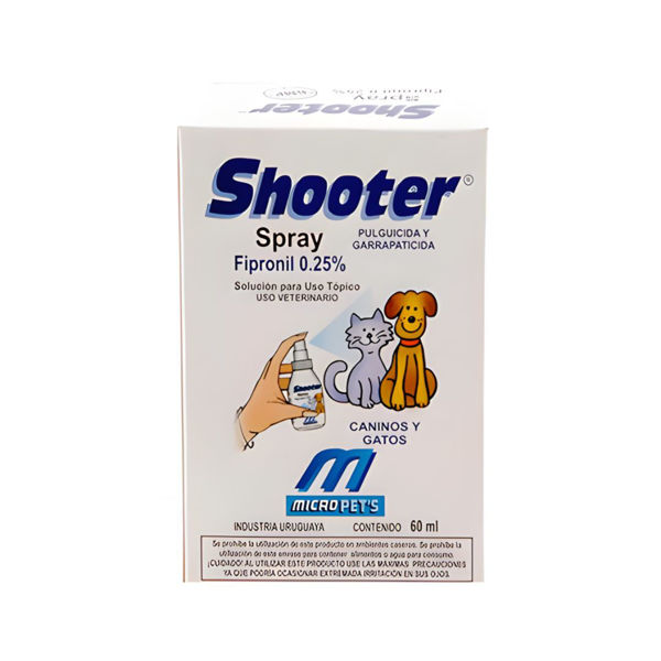 Imagen de Spray Antipulgas SHOOTER Para Perro y Gato 60 ml