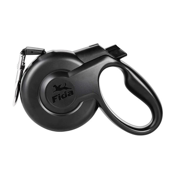 Imagen de Correa Retractil Para Perro FIDA Styleash 5 mts Talle S Negra