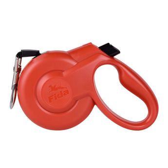 Imagen de Correa Retractil Para Perro FIDA Styleash 5 mts Talle M Roja