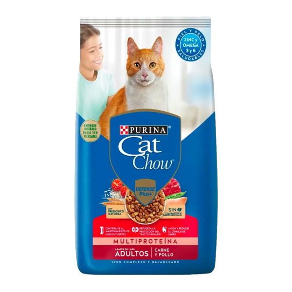 Imagen de Alimento CAT CHOW Gato Adulto Carne y Pollo 8 Kg