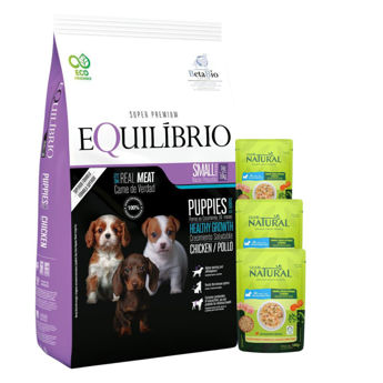 Imagen de Alimento EQUILIBRIO Perro Cachorro Raza Pequeña 7,5 kg + Regalo