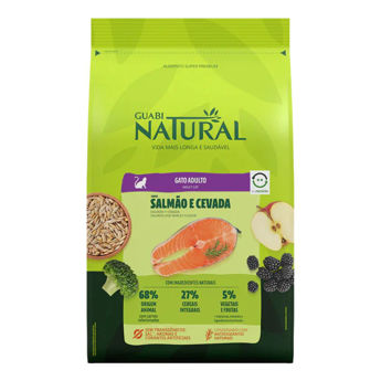 Imagen de Alimento GUABI Natural Gato Adulto Salmón y Cebada 1.5 Kg
