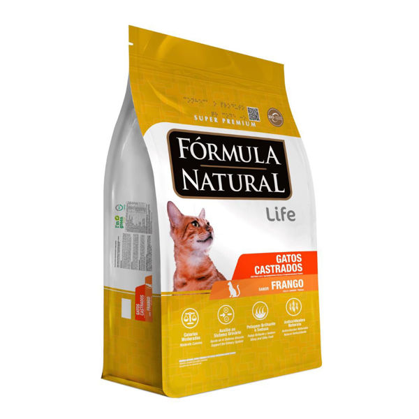 Imagen de Alimento FORMULA NATURAL Life Gato Castrado Pollo 500 grs