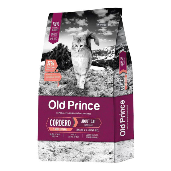 Imagen de Alimento OLD PRINCE Gato Castrado Cordero 3 Kg