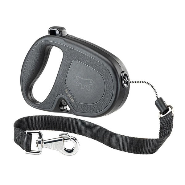 Imagen de Correa Para Perro FERPLAST Flippy One Cordón Talle L Negro