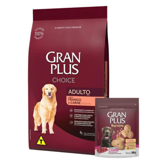 Imagen de Alimento GRANPLUS Choice Perro Adulto Sabor Pollo y Arroz 20 kg + Regalo