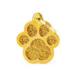 Imagen de Chapita Identificatoria MY FAMILY Pata Grande Glitter Dorada