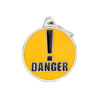 Imagen de Chapita Identificatoria MY FAMILY Danger