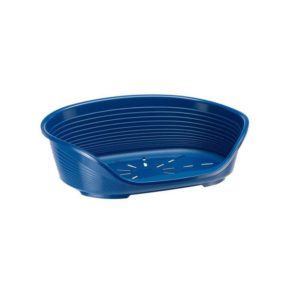Imagen de Cama Para Perro FERPLAST Siesta Deluxe Azul