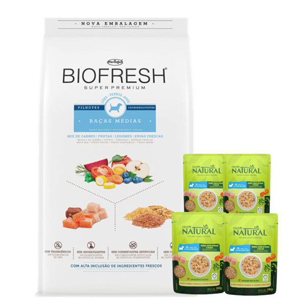 Imagen de Alimento BIOFRESH Perro Cachorro Raza Mediana 15 kg + Regalo