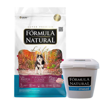Imagen de Alimento FORMULA NATURAL Life Perro Adulto Raza Mediana y Grande 15 kg + Regalo