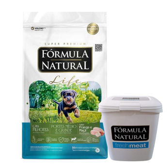 Imagen de Alimento FORMULA NATURAL Life Perro Cachorro Raza Mediana y Grande 15 kg + Regalo