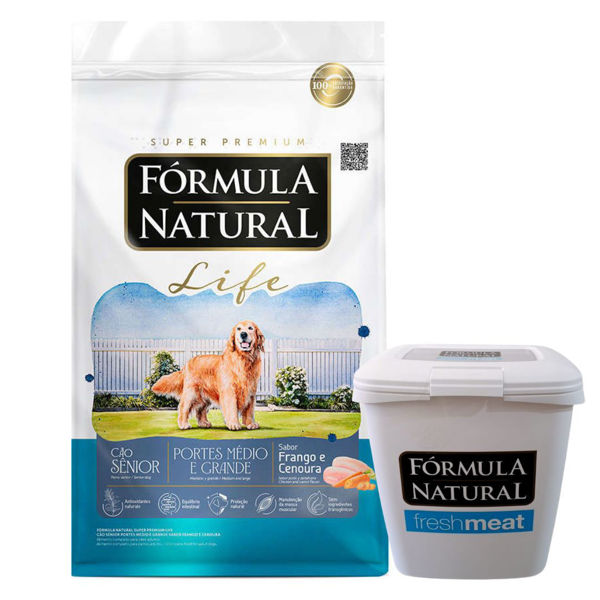 Imagen de Alimento FORMULA NATURAL Life Perro Senior Raza Mediana y Grande 15 kg + Regalo