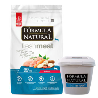 Imagen de Alimento FORMULA NATURAL Perro Fresh Meat Adulto Raza Mediana 12 kg + Regalo