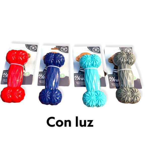 Imagen de JUGUETE HUESO BICOLOR DY-53 ( 10% )
