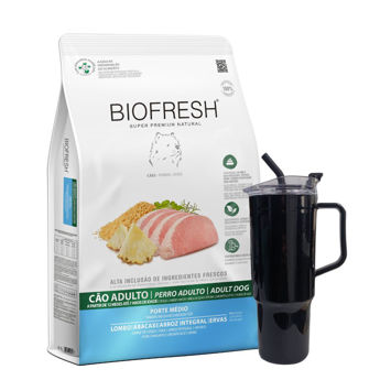 Imagen de Alimento BIOFRESH Perro Adulto Raza Mediana Sabor Cerdo y Ananá 10kg + Regalo