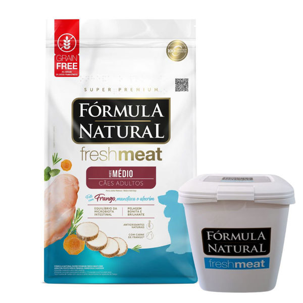 Imagen de Alimento FORMULA NATURAL Perro Fresh Meat Adulto Raza Mediana 12 kg + Regalo