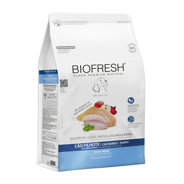 Imagen de Alimento BIOFRESH Perro Cachorro Raza Mediana 3 kg