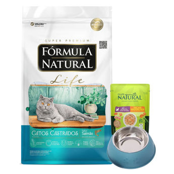 Imagen de Alimento FORMULA NATURAL Life Gato Castrado Salmón 10 kg + Regalo