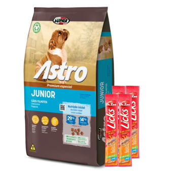 Imagen de Alimento ASTRO Perro Junior Cachorro 14 kg + Regalo