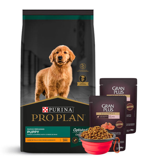 Imagen de Alimento PROPLAN Perro Cachorro Raza Mediana 15 kg + Regalo