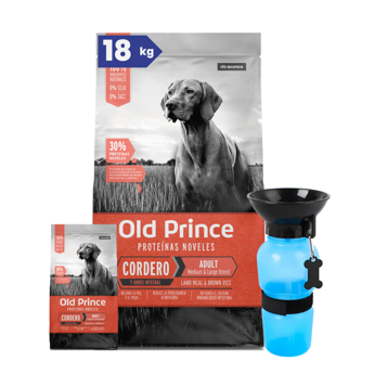 Imagen de Alimento OLD Prince Perro Adulto Cordero Raza Mediana y Grande 15 + 3 kg + Regalo