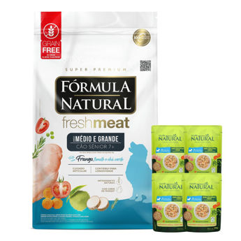 Imagen de Alimento FORMULA NATURAL Perro Fresh Meat Senior Raza Mediana y Grande 12 Kg + Regalo