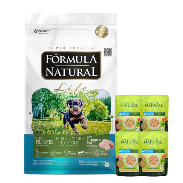Imagen de Alimento FORMULA NATURAL Life Perro Cachorro Raza Mediana y Grande 15 kg + Regalo