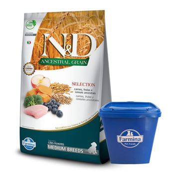 Imagen de Alimento NYD Perro Ancestral Grain Cachorro Medium Raza Mediana 15 kg + Regalo
