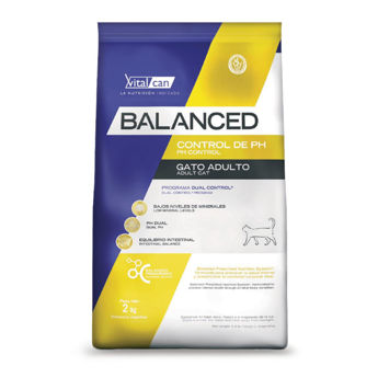 Imagen de Alimento BALANCED Gato Adulto Control De PH 2 Kg