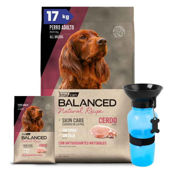 Imagen de Alimento VITALCAN Perro BALANCED Adulto Cerdo 15 + 2 kg + Regalo