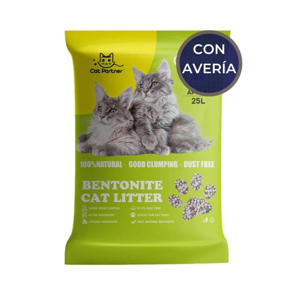 Imagen de Arena Sanitaria CAT PARTNER Manzana 25LT / Con Averia