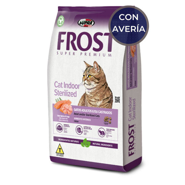 Imagen de Alimento FROST Gato Cat Indoor 1,5 kg / Con Avería