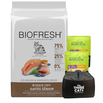 Imagen de Alimento BIOFRESH Gato Senior Pescado Blanco y Salmón 7,5 kg + Regalo