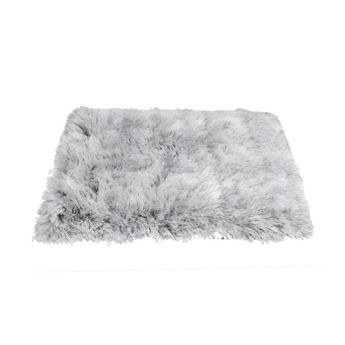 Imagen de Colchoneta Peluda Para Perro Gris Talle S