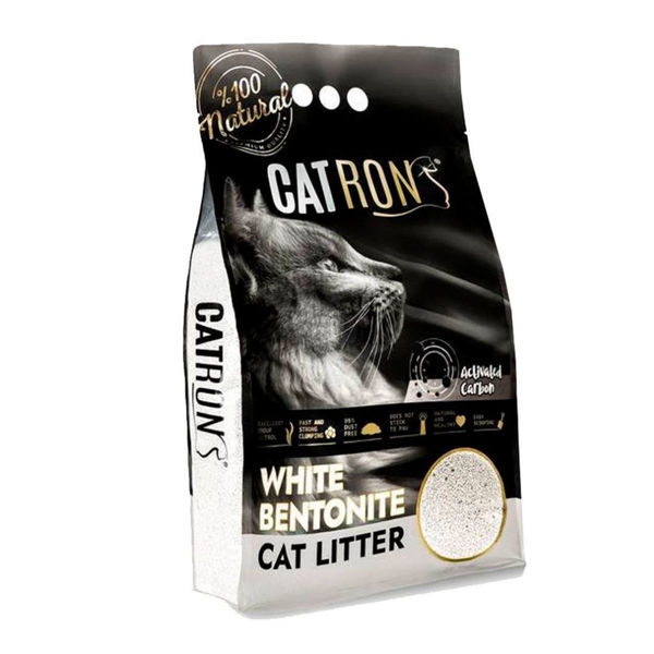 Imagen de Arena Sanitaria CATRON Aglomerante Carbón Activado 17.4 Kg