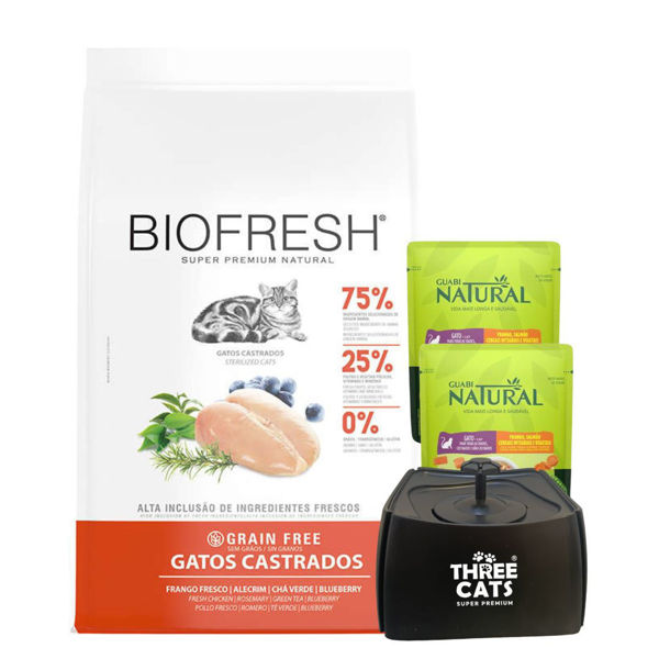 Imagen de Alimento BIOFRESH Gato Castrado Pollo 7,5 kg + Regalo