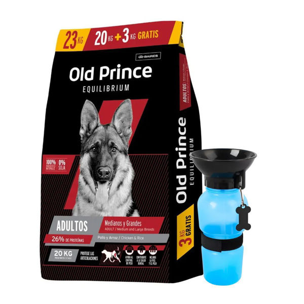 Imagen de Alimento OLD PRINCE Equilibrium Adulto Todas las Razas 23 kg + Regalo