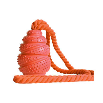 Imagen de Juguete Para Perro PEPITO Cono Macizo Naranja Mediano