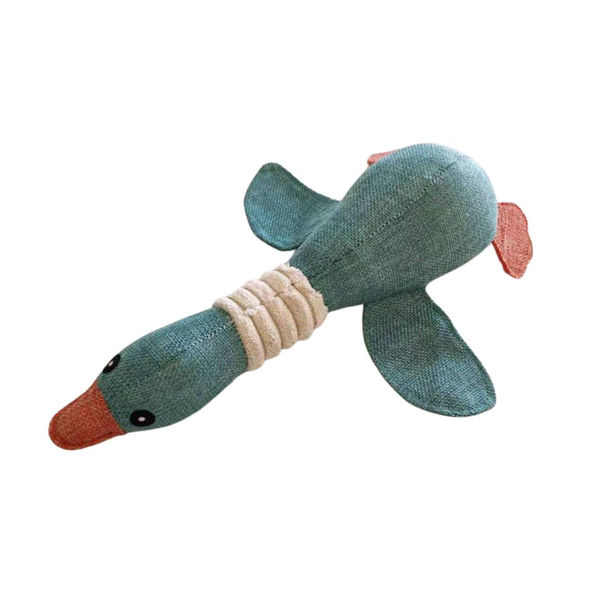 Imagen de Juguete Para Perro PEPITO Pato Celeste Con Sonido