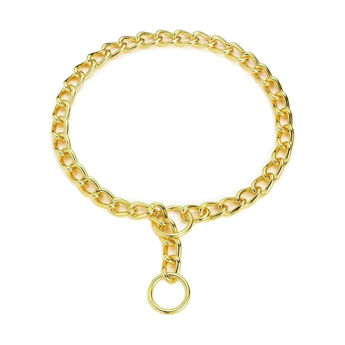 Imagen de Collar Para Perro LILI MASCOTA Ahorque Dorado 4 x 60 cm