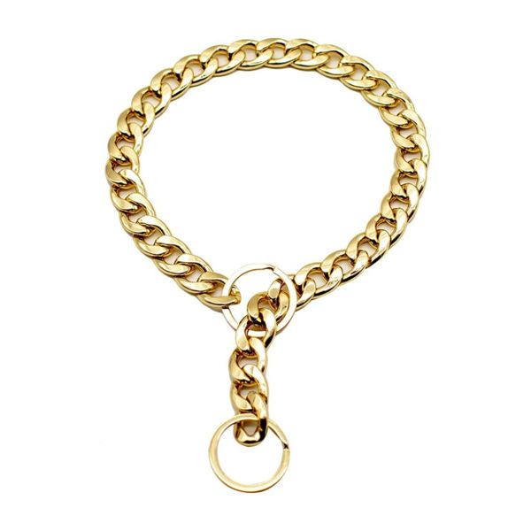 Imagen de Collar Para Perro AGLA Ahorque Dorado 45 cm x 2.5 mm