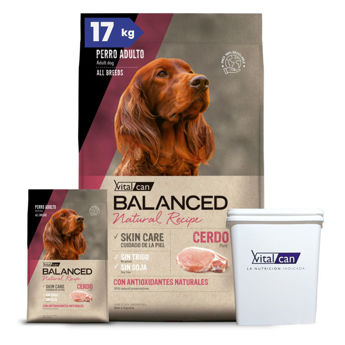 Imagen de Alimento VITALCAN Perro BALANCED Adulto Cerdo 15 + 2 kg + Regalo