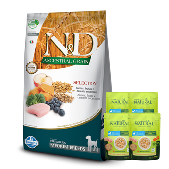 Imagen de Alimento NYD Perro Ancestral Grain Adulto Medium Raza Mediana 15 kg + Regalo