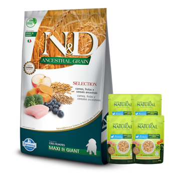 Imagen de Alimento NYD Perro Ancestral Grain Cachorro Maxi Raza Grande y Gigante 15 kg + Regalo